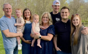 Tracy Gibson with family